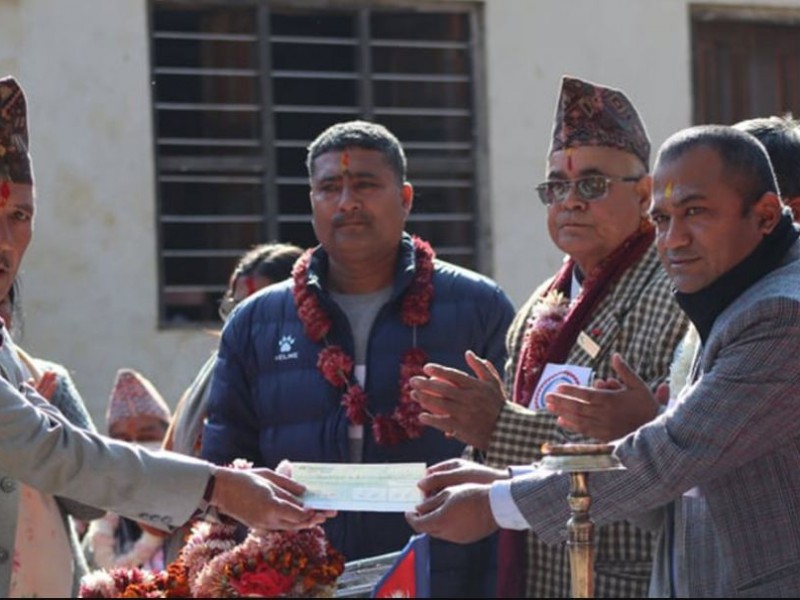 वडाध्यक्ष मानन्धरद्धारा अक्षयकोष स्थापना